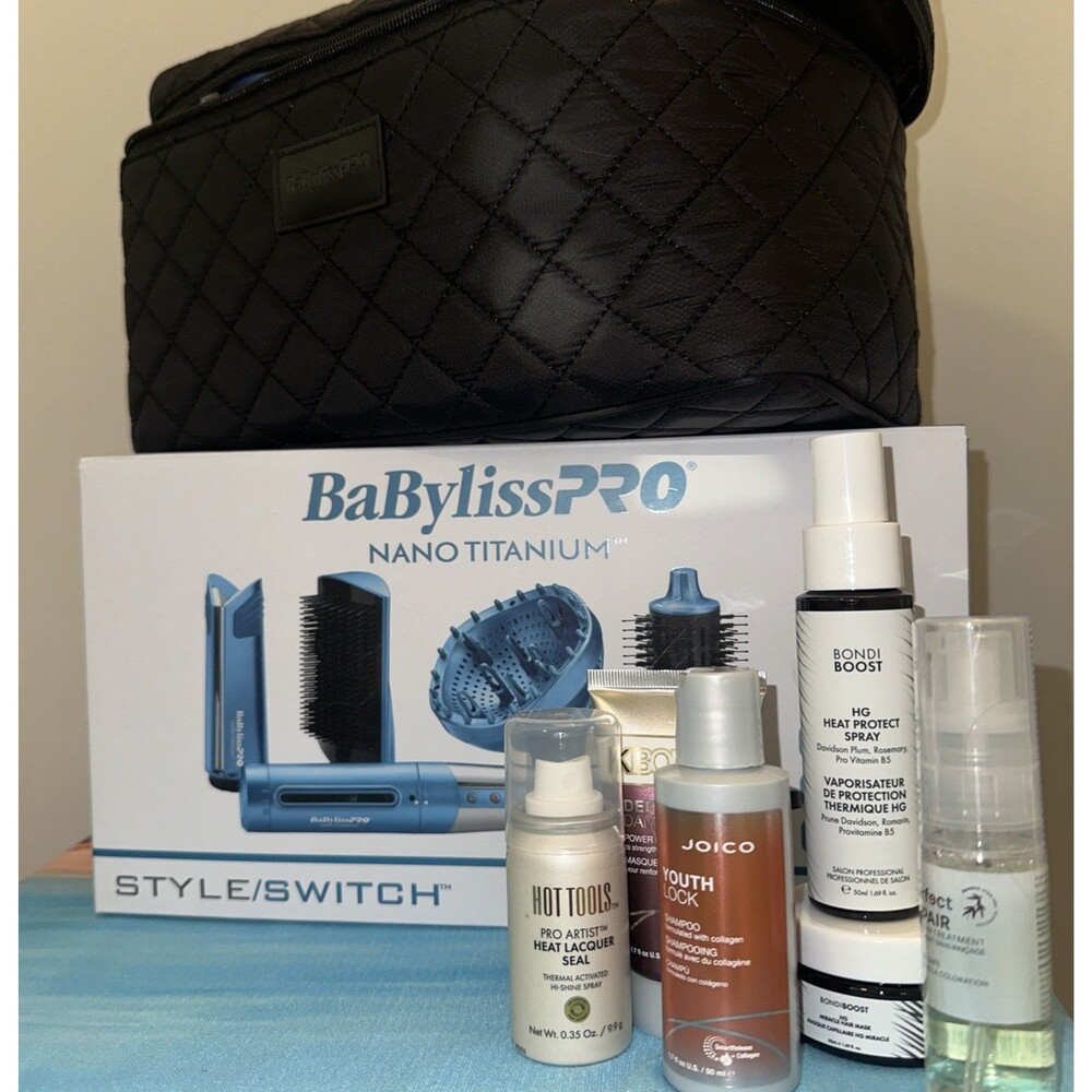 Babyliss Pro Nano Titanium Style/Switch Ionic Multi-Styler & Dryer Preowned